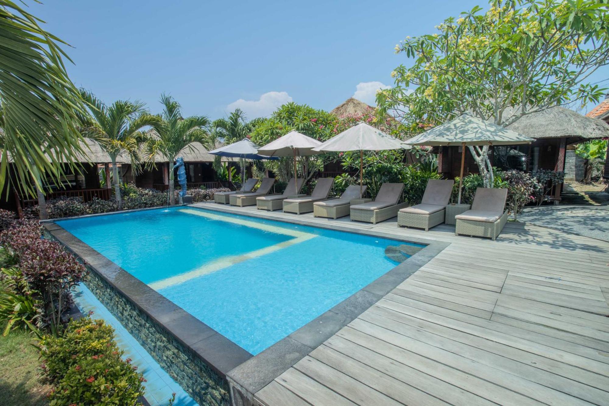 Lembongan Mantra Huts Hotel Exterior foto