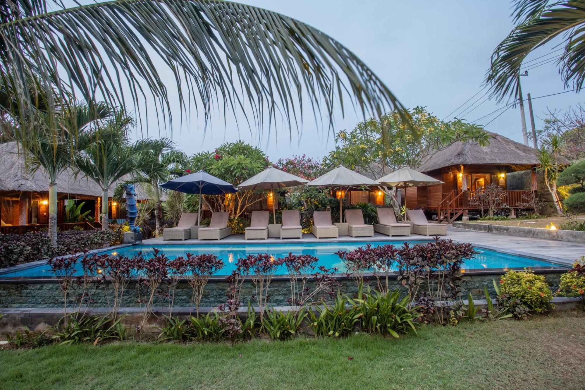 Lembongan Mantra Huts Hotel Exterior foto