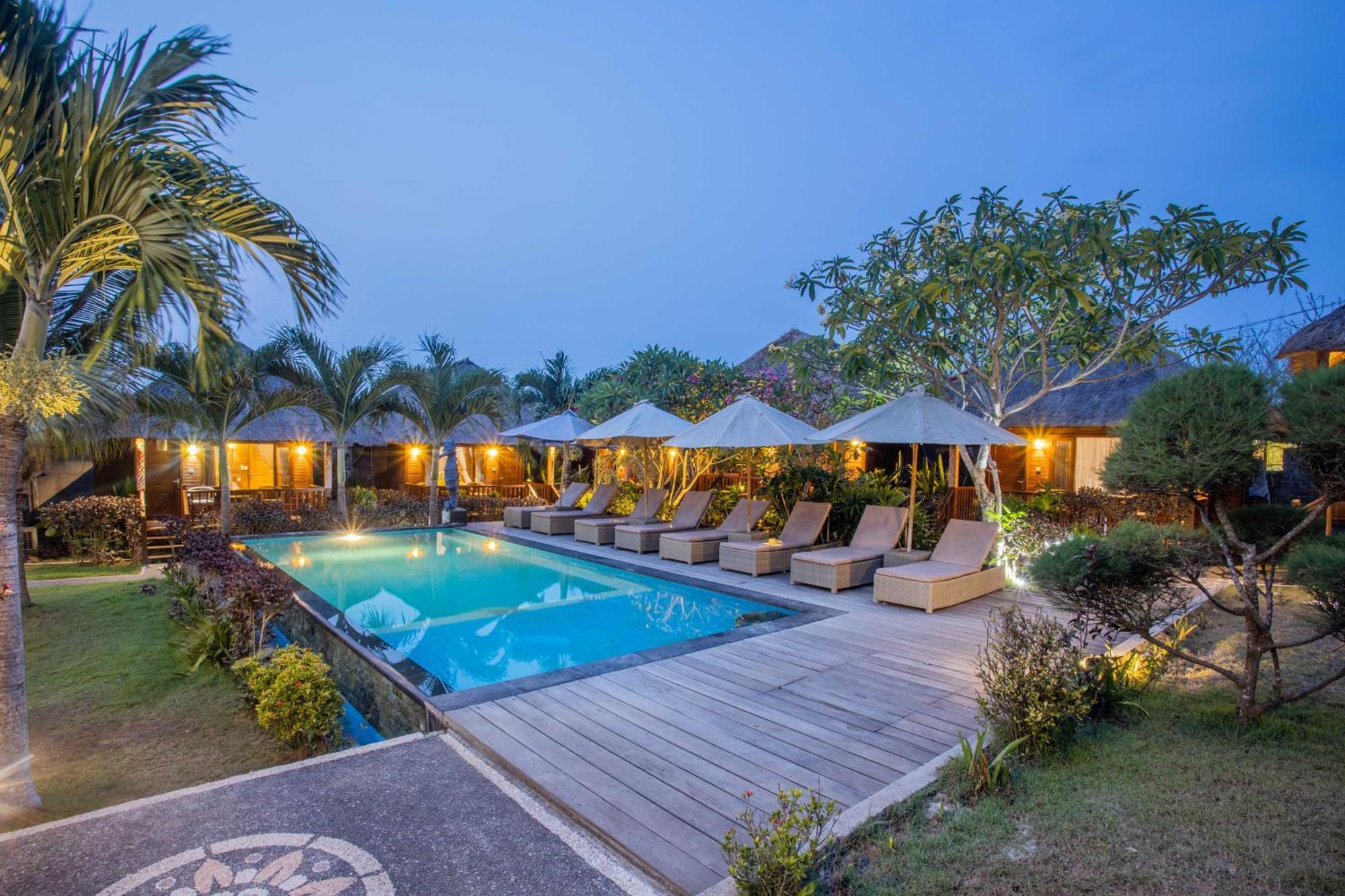 Lembongan Mantra Huts Hotel Exterior foto